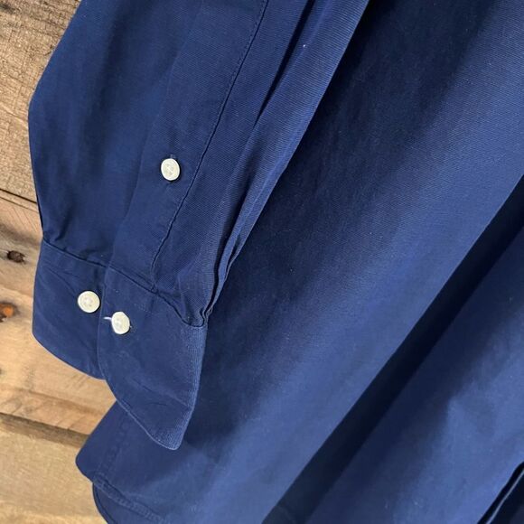 Brooks Brothers navy blue dress shirt - 16 - Picture 2 of 5